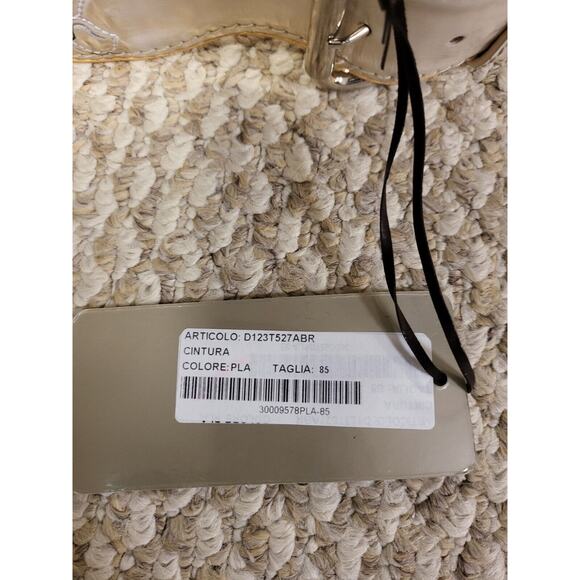 Ermanno Scervino Snake Skin Genuine Leather Belt Made In Italy Size 85 New main image 5